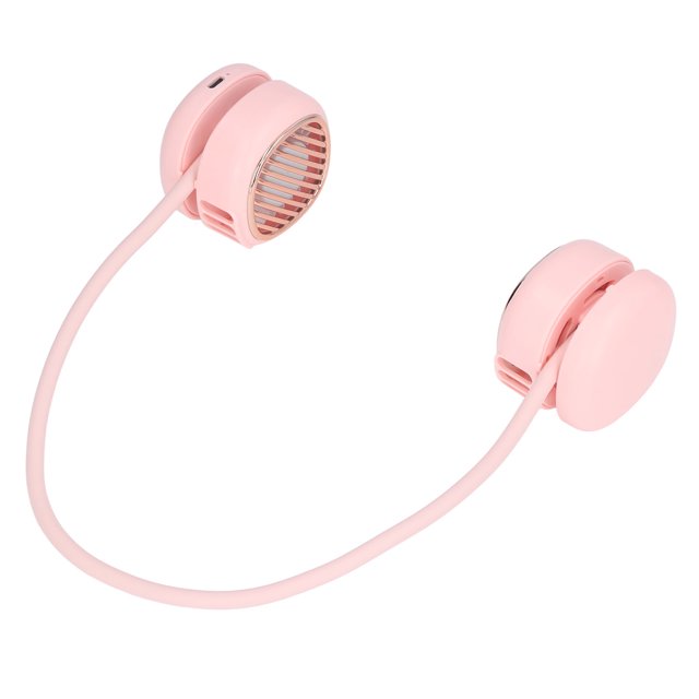 Ventilador De Cuello Ajustable 5 Velocidades Carga USB De 720 Grados