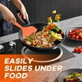 thumbnail image 5 of ACDANC 2Pcs Fish Spatula,Hollow Head Efficiency Small Silicone Spatula,Quick Food Flipping Heat Resistant Spatulas,Style3,10.04*4.72*0.79in, 5 of 7