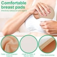 thumbnail image 3 of Austok 4 PCS Reusable Castor Oil Wrap for Breast,Soft Organic Castor Oil Wrap Reusable Washable Compress Breast Pads for Comfort Relaxing Sleeping Soothing Daily Use, 3 of 9