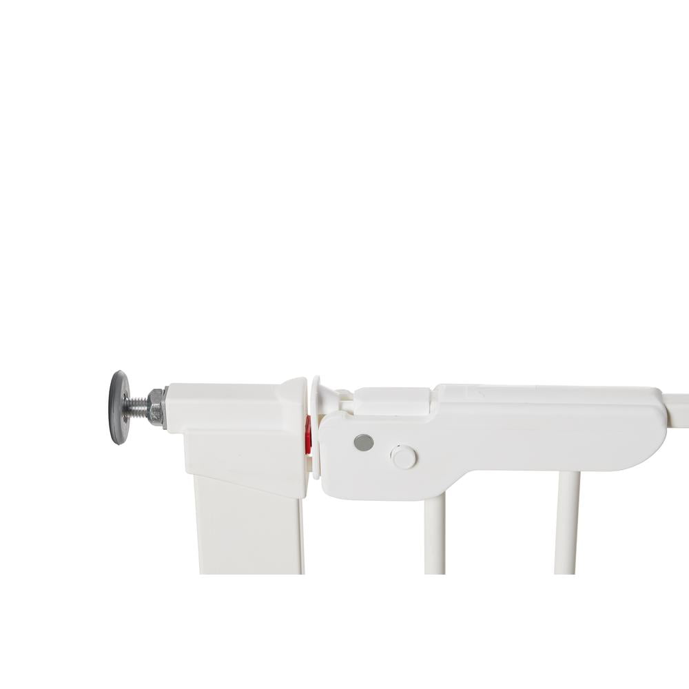 BabyDan Premier Pressure Mount Safety Gate with 2 Extensions 28.9" - 36.7", White