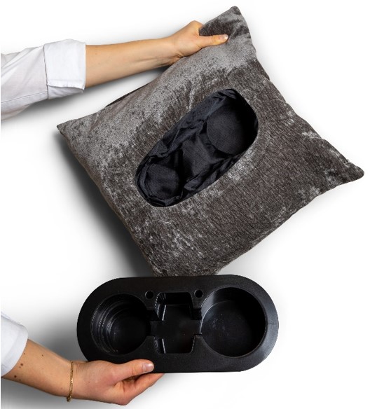 Nesty, The Original Cup Holder Pillow