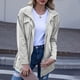 thumbnail image 3 of Chaquetas y abrigos casuales con capucha de manga larga para mujer, abrigos y chaquetas resistentes al viento para excursiones de senderismo al aire libre, impermeables con capucha, rompevientos, abri, 3 of 6