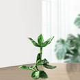 thumbnail image 4 of Metal Plated Flower Display Crystal Glass 60 70mm Large, 4 of 8