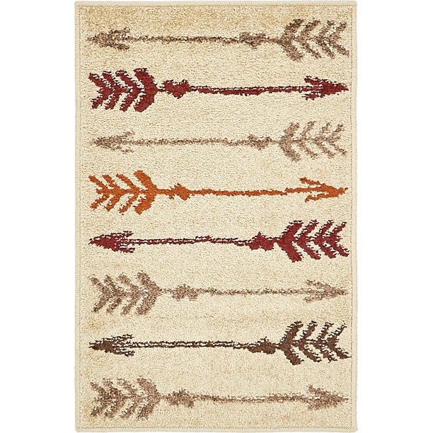 Unique Loom Arrow Autumn Modern Southwestern Area Rug or Runner