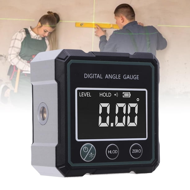 Buscador Digital De Nivel Y ángulo, Medición De 4x90 Grados, Inclinómetro Digital A Prueba De Agua IP54 De Alta Precisión Para Construcción De Muebles