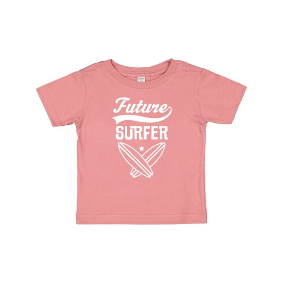 Inktastic Surfing Future Surfer Boys or Girls Baby T-Shirt
