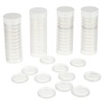 thumbnail image 1 of 55Pcs Binder Buckles Notebooks Binder Disc Plastic Binding Discs Loose-leaf Binder Discs, 1 of 8