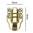 thumbnail image 4 of 2 Pcs Jewelry Chest Cabinet Suitcase Case Trunk Toggle Hasp Latch Clasp Clip, 4 of 9