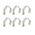 thumbnail image 1 of 6pcs Meat Thermometer Probe Clip Holder Thermometer Holder Barbeque Holder for Temperature Readings Smoker Grill Oven BBQ (Silver), 1 of 8