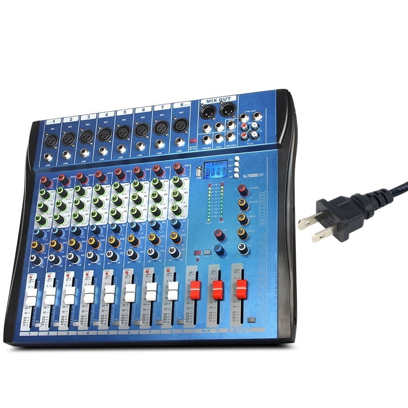 Dj Controller Mixer Mixing Meter Card Professal Pc Digital Console Interface Console