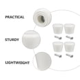 thumbnail image 3 of DEEPCRAFF Professional White Roller Skate Brake Mat Set with Adjustable Brake Block for Training and Safety, 3 of 8