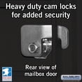 thumbnail image 4 of Cluster Box Unit with 8 Doors and 2 Parcel Lockers in Black with USPS Access Type I, 4 of 5