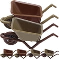 thumbnail image 1 of 6Pcs Miniature Wheelbarrow Toy Mini Wheelbarrow Model Yard Garden Accessory, 1 of 4