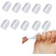 thumbnail image 1 of Paquete de 30 cómodos protectores de dedos de silicona antifricción, punteras de silicona transpirables para el dolor, puntas de los dedos para callos, ampollas y uñas encarnadas JM, 1 of 5
