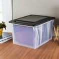 thumbnail image 6 of Sterilite Versatile Clear Organizing Storage File Box with Lid (12 Pack), 6 of 10