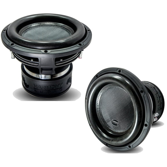 2x Harmony HA-ML122 Monolith 12" Competition SPL Sub 3000W Dual 2 Ohm Subwoofer