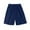 Navy, variant on Loopsun Plus Size Womens Shorts, Summer Shorts for Women, Women's Fashionable Solid Imitation Cotton and Linen Short Pants Black L