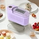 thumbnail image 3 of Fabricante De Hielo De Escritorio, Máquina De Cubos De Hielo Compacta Portátil De 120W, 8 Por Ciclo, Hielo Hueco Y Soild, Contenedor De Hielo Automático Y Una Canasta, 3 of 7
