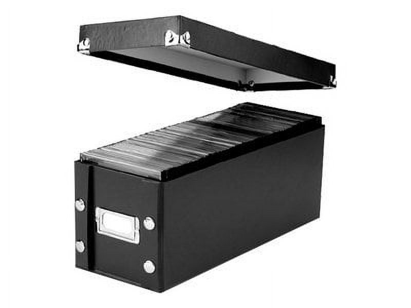 Snap-N-Store, IDESNS01521, CD Storage Box, 1 Each, Black - image 3 of 4