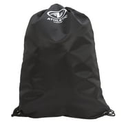 Athletic Works Unisex Adult Polyester Fitness Gym Cinch Sack Backpack, Black