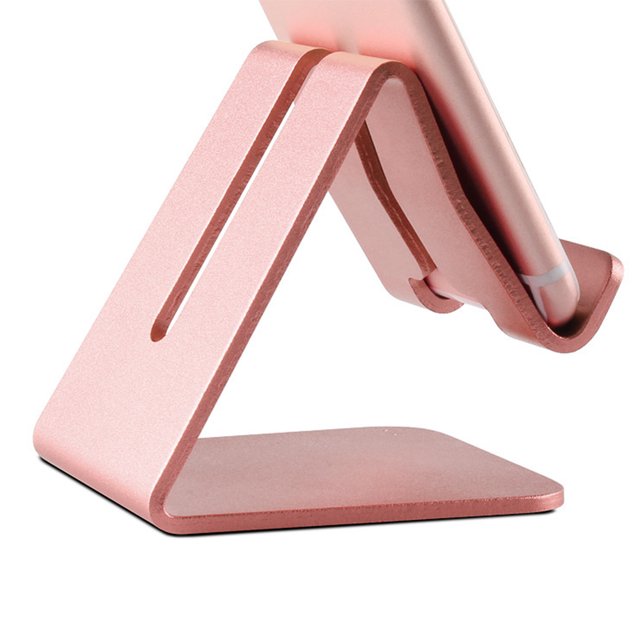 Innovative Aluminum Alloy Cell Phone Tablet PC Desk Holder Universal Mount Metal Foldable Stand