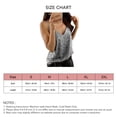 thumbnail image 5 of Camisa sin mangas con purpurina para mujer, cuello en V brillante, suave, elegante, informal, con tirantes finos y purpurina, para fiesta, 5 of 5