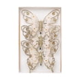 thumbnail image 1 of 3 adornos de mariposas para de Navidad, con clip arts, adorno de mariposa coleccionable para fiesta, dormitorio interior, hogar, cumpleaños oro, 1 of 8