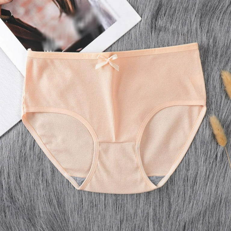 Mid-waist Girls Panties Seamless Underwear Comfortable And Breathable Girl  With Bow Briefs