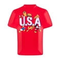 thumbnail image 1 of Plato Disney Mickey en Forma de Camiseta de Estados Unidos para Alimentos, 1 of 4