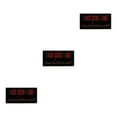 thumbnail image 3 of Transemion Large Screen Digital Wall Clock LED Display Home with Temperature Alarm Clocks Fashionable and Type1 3PCS, 3 of 6