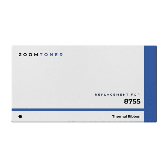 Zoomtoner Compatible with Epson 8755 Thermal Ribbon - Regular Yield - Black