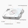 thumbnail image 4 of Maytalsory Portable 40W LED Camera Light With Intelligent Heat 8000 lumens for Dissipation Function 8000 Lumens Peak Intensity, 4 of 6