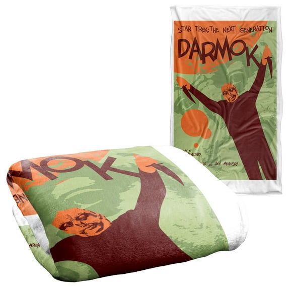 Star Trek The Next Generation Season 5 Episode 2 Silky Touch Super Soft Throw Blanket 36" x 58"