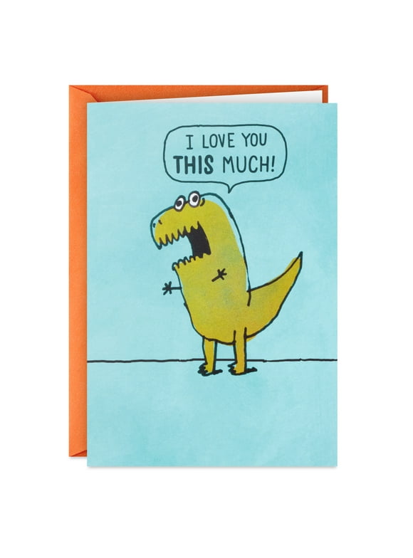 Hallmark Shoebox Funny, Love or Thinking of You Card (Dinosaur Arms)