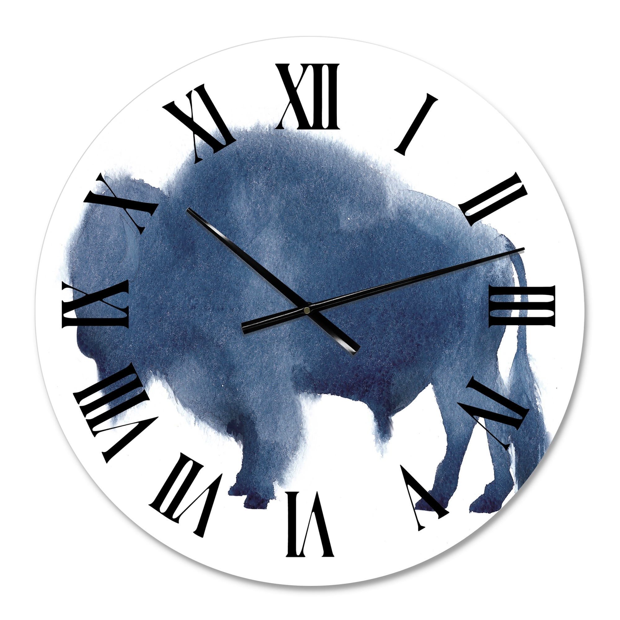 Designart 1 in Farmhouse Wall Clock