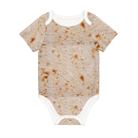 

Coaee Tortilla for Soft Cotton Baby Short-Sleeve Bodysuit Baby Girls Boys Bodysuit Romper