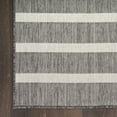 thumbnail image 5 of Nourison Positano Indoor/Outdoor Charcoal Ivory 7' x 10' Area Rug (7x10), 5 of 9