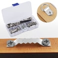 thumbnail image 1 of WHEANG Porfeet 251Pcs/Set Sawtooth Hook Flat Screw D Rings Picture Frame Hanger Kit, 1 of 9