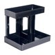 thumbnail image 2 of Organizador de escritorio de doble capa, soporte acrílico para salón de té, apartamento y dormitorio. Negro, 2 of 9