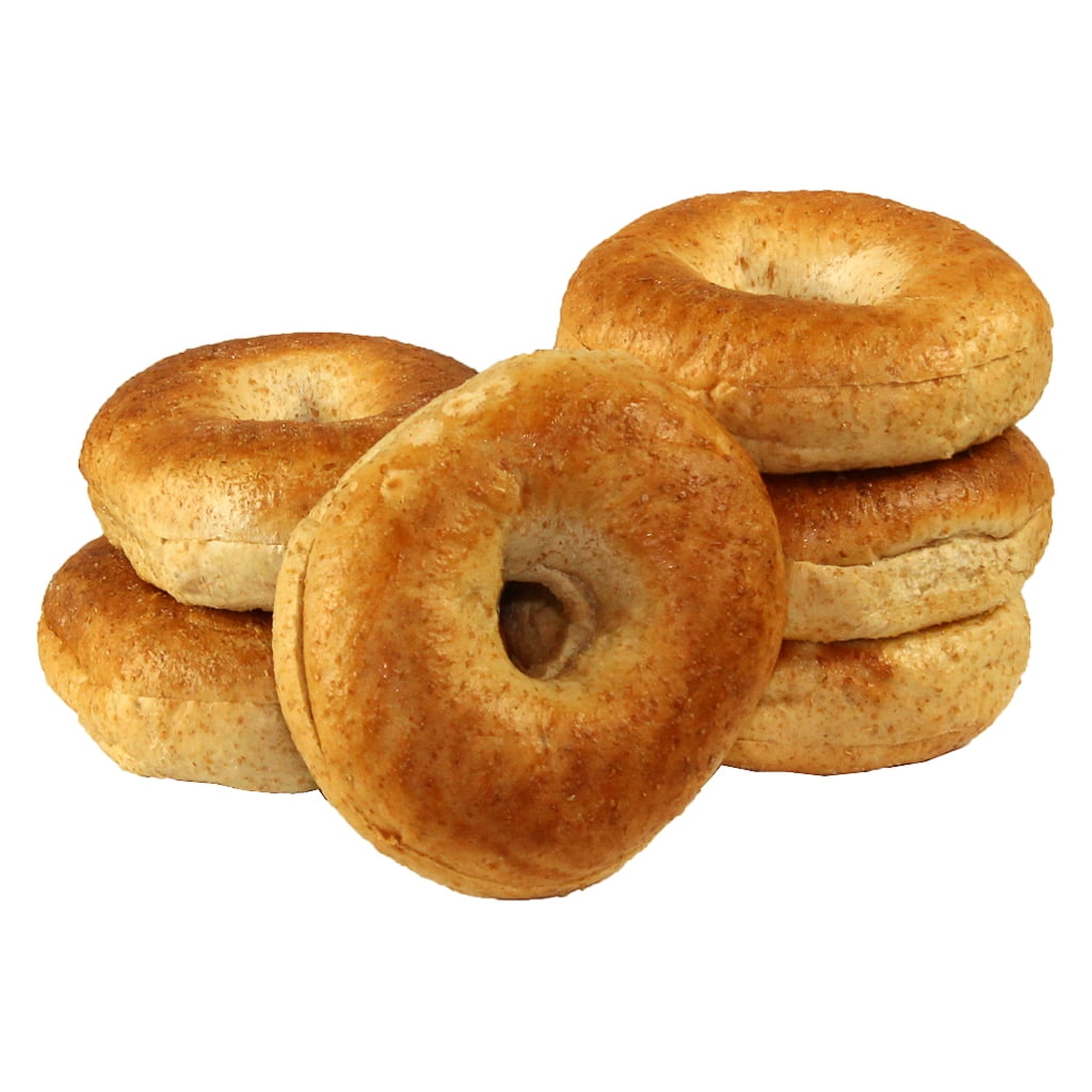 Just Bagels Sliced Whole Wheat Bagel, 4 Ounce 6 Count Per Pack 8 Packs Per Case