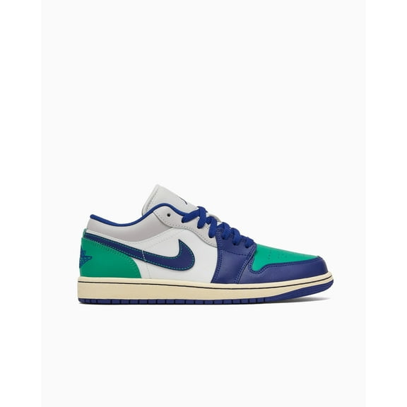 Men's Jordan 1 Low Sail/Deep Royal Blue (553558 147) - 11.5