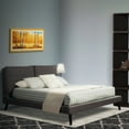 thumbnail image 4 of Benjara BM230777 48 x 64.5 x 88 in. Fabric Upholstered Full Bed with USB Ports, Gray, 4 of 4