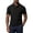 Black, variant on KLHDSF Men's Polo Shirts Short Sleeve Classic Fit Cotton Pique Casual Tee Soft, Breathable, Lightweight, Cooling; Business Casual, Golf, Daily Wear Black L