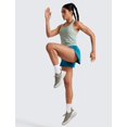 thumbnail image 3 of Musculosa CRZ YOGA Racerback Sin Costuras Verde XS, 3 of 5