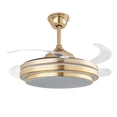 thumbnail image 3 of Ventilador de Techo LED Luxica Lighting Genova Dorado, 3 of 7