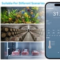 thumbnail image 3 of DAYTECH Freezer Thermometer Alarm WiFi Smart Temperature Monitor Sensor for Refrigerator Pool Tub with Remote APP Alerts, No Hub, 3 of 9