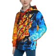 thumbnail image 4 of Youth Prestonplayz Hoodies 3D Print Pullover Hooded Sweatshirt With Pocket For Boys Girls Teen Large, 4 of 8