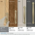 thumbnail image 3 of Amerock Enlivity 3 inch (76mm) Center-to-Center Golden Champagne Cabinet Pull, 3 of 5