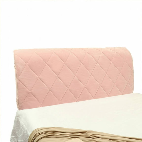 AUQ Headboard Slipcovers,Diverse Styles Bed Headboard Cover,Indoor Use Headboard Protector,Pink,150cm