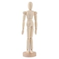 thumbnail image 2 of Wooden Articulated Mannequin Model for Drawing Skills Learning Artist Model for Photography Prop Desk Toy 8inch, 2 of 7
